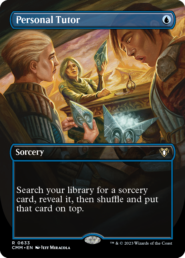 MAGIC: THE GATHERING - Personal Tutor (Borderless) (CMM-633) - Commander Masters
