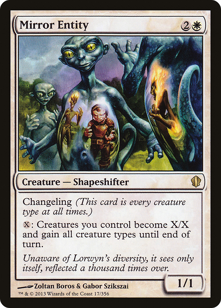 MAGIC: THE GATHERING - Mirror Entity (C13-017) - Commander 2013