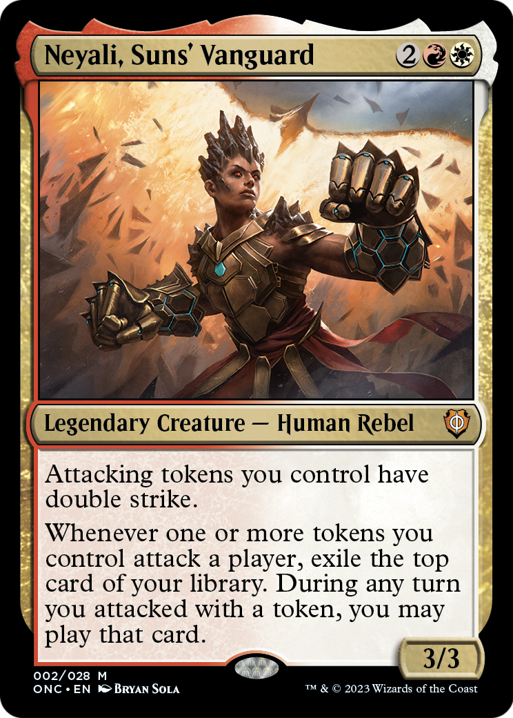 MAGIC: THE GATHERING - Neyali, Suns' Vanguard (ONC-002) - Phyrexia: All Will Be One Commander Foil