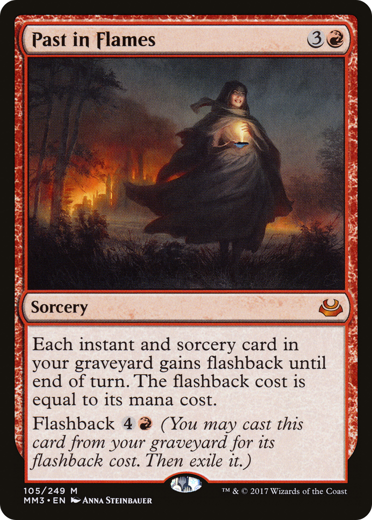MAGIC: THE GATHERING - Past in Flames (MM3-105) - Modern Masters 2017 Foil
