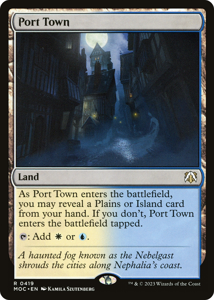 MAGIC: THE GATHERING - Port Town (MOC-419) - March of the Machine Commander