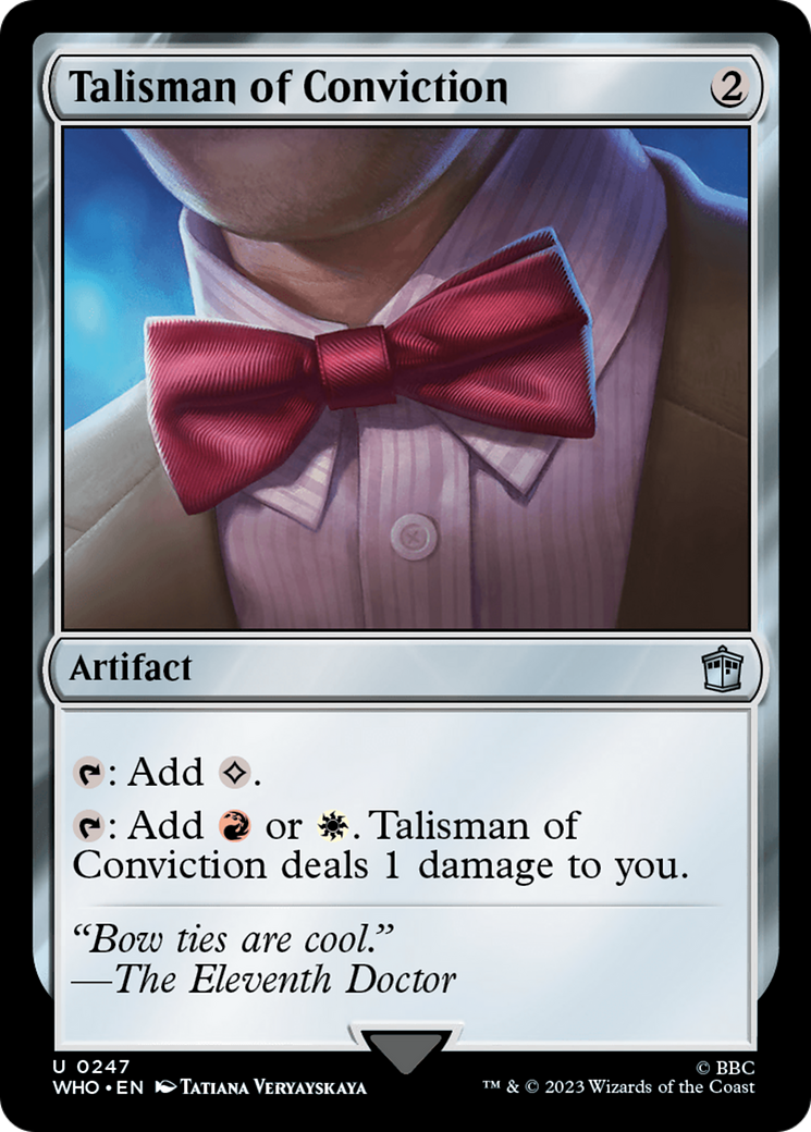 MAGIC: THE GATHERING - Talisman of Conviction (WHO-247) - Doctor Who