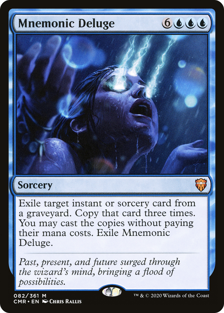 MAGIC: THE GATHERING - Mnemonic Deluge (CMR-082) - Commander Legends Foil