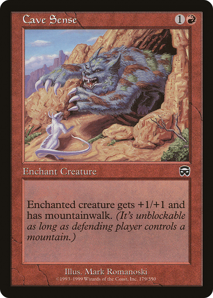 MAGIC: THE GATHERING - Cave Sense (MMQ-179) - Mercadian Masques