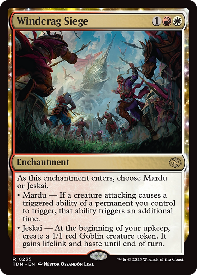 MAGIC: THE GATHERING - Windcrag Siege (TDM-235) - Tarkir: Dragonstorm: (enchantment)
