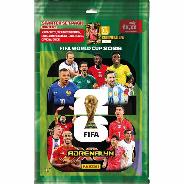2026 PANINI FIFA FOOTBALL ADRENALYN PACK