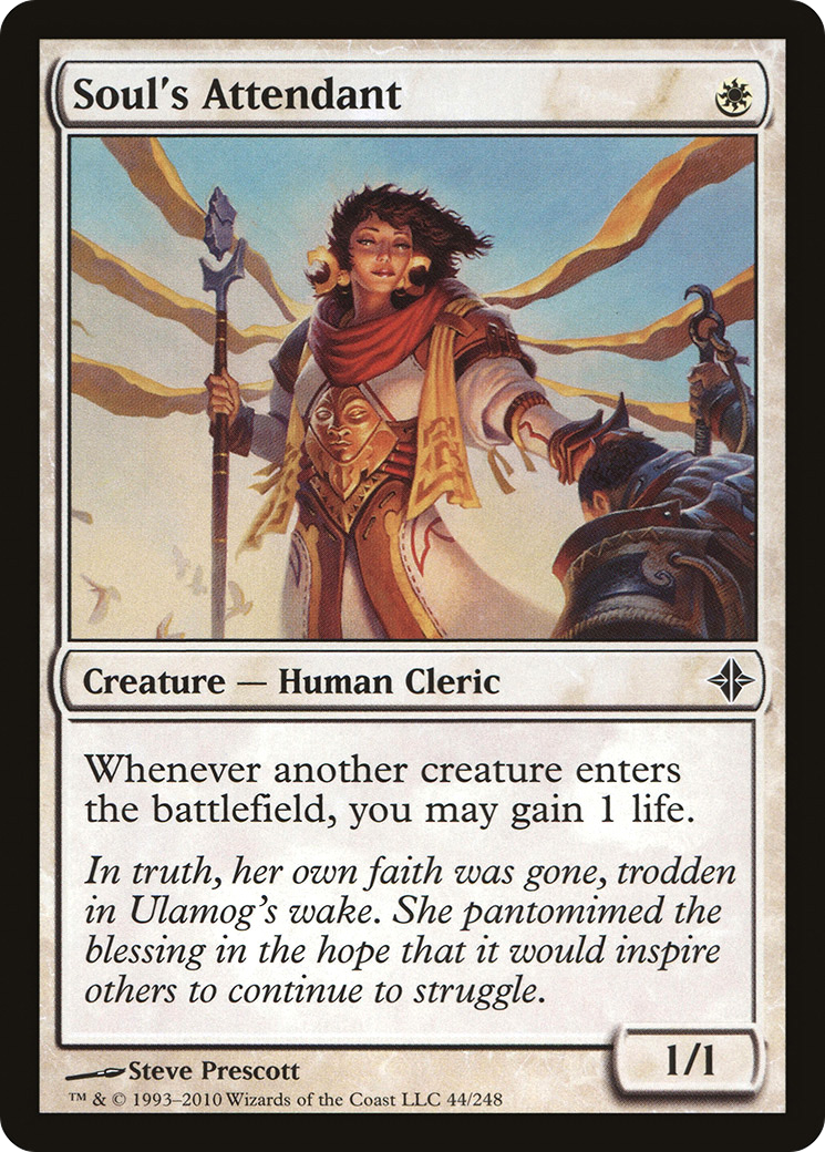 MAGIC: THE GATHERING - Soul's Attendant (ROE-044) - Rise of the Eldrazi