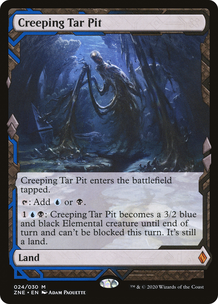 MAGIC: THE GATHERING - Creeping Tar Pit (ZNE-024) - Zendikar Rising Expeditions