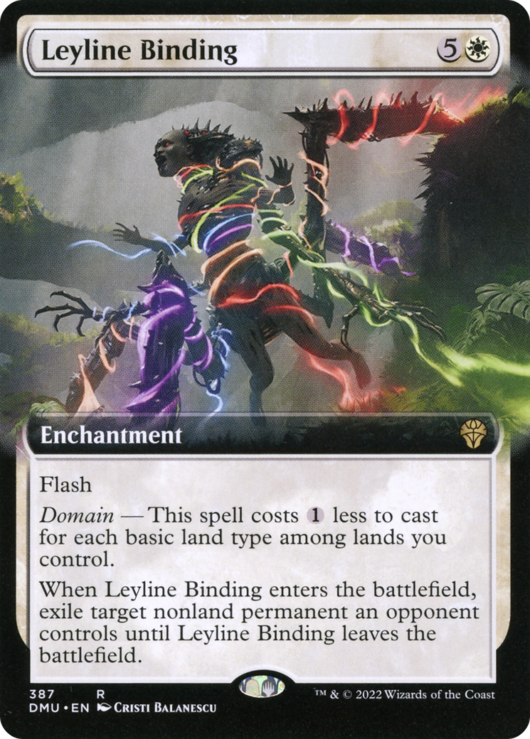 MAGIC: THE GATHERING - Leyline Binding (Extended Art) (DMU-387) - Dominaria United: (Extended Art) Foil