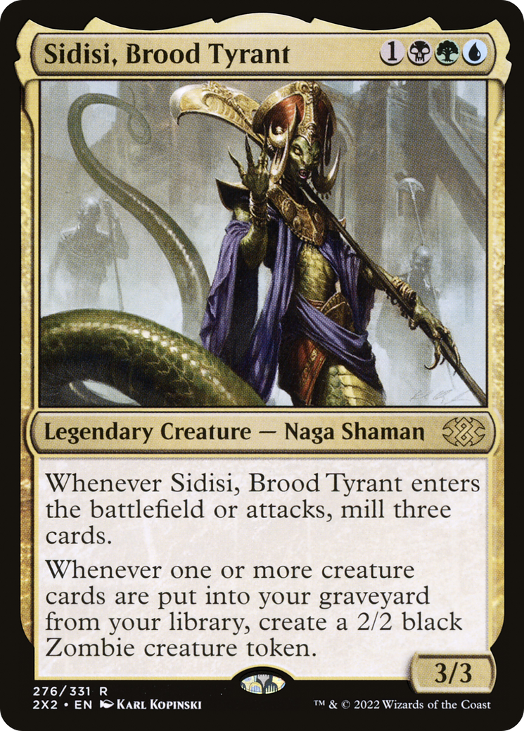 MAGIC: THE GATHERING - Sidisi, Brood Tyrant (2X2-276) - Double Masters 2022