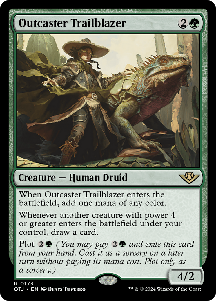 MAGIC: THE GATHERING - Outcaster Trailblazer (OTJ-173) - Outlaws of Thunder Junction