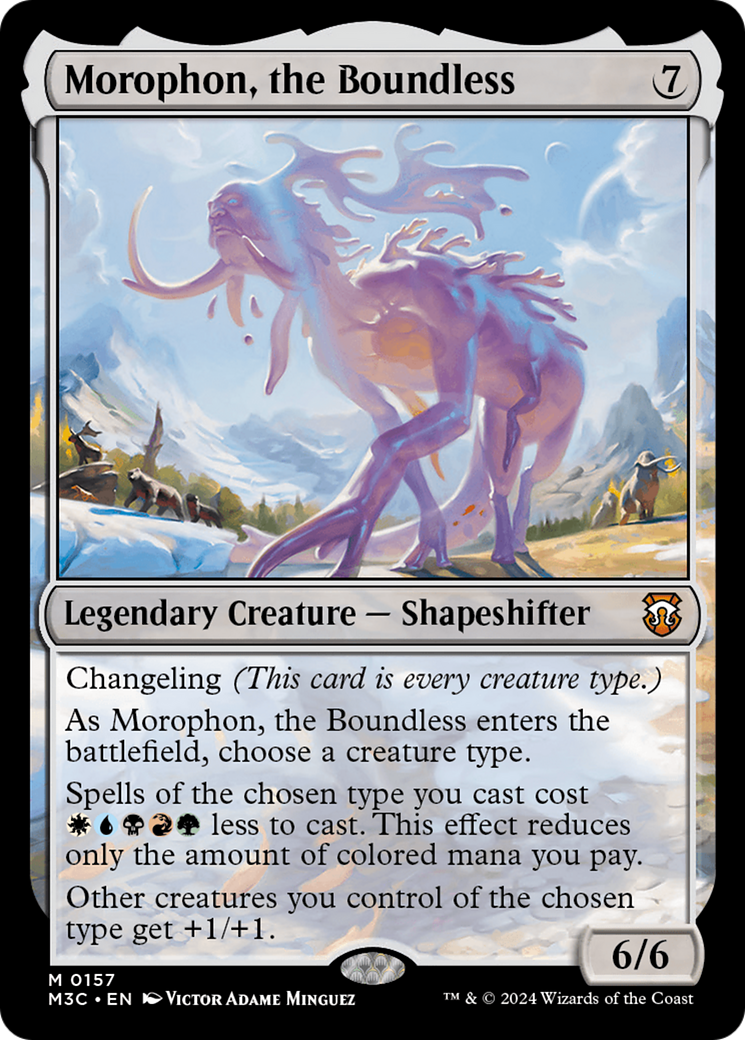 MAGIC: THE GATHERING - Morophon, the Boundless (M3C-157) - Modern Horizons 3 Commander