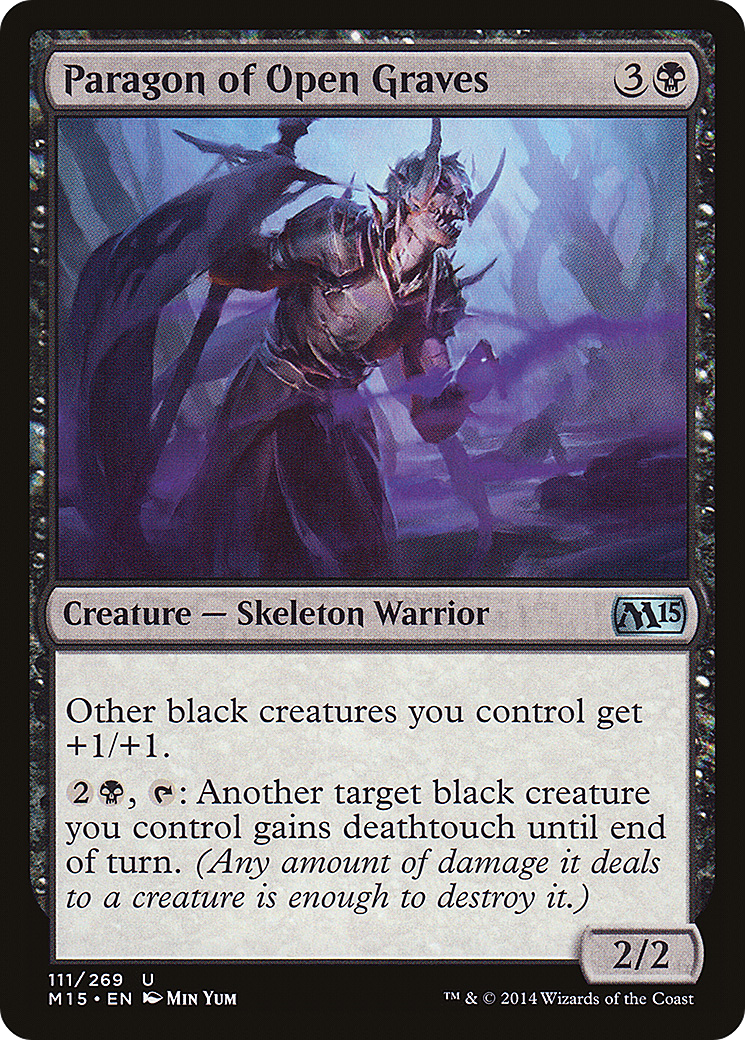 MAGIC: THE GATHERING - Paragon of Open Graves (M15-111) - Magic 2015