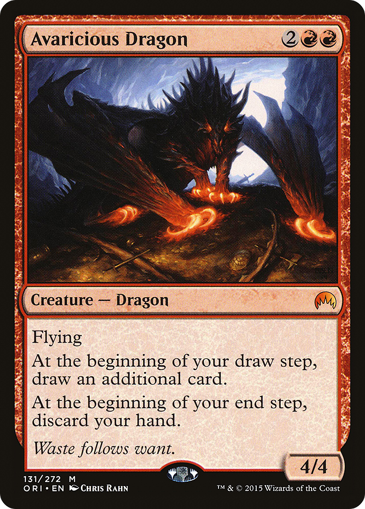 MAGIC: THE GATHERING - Avaricious Dragon (ORI-131) - Magic Origins
