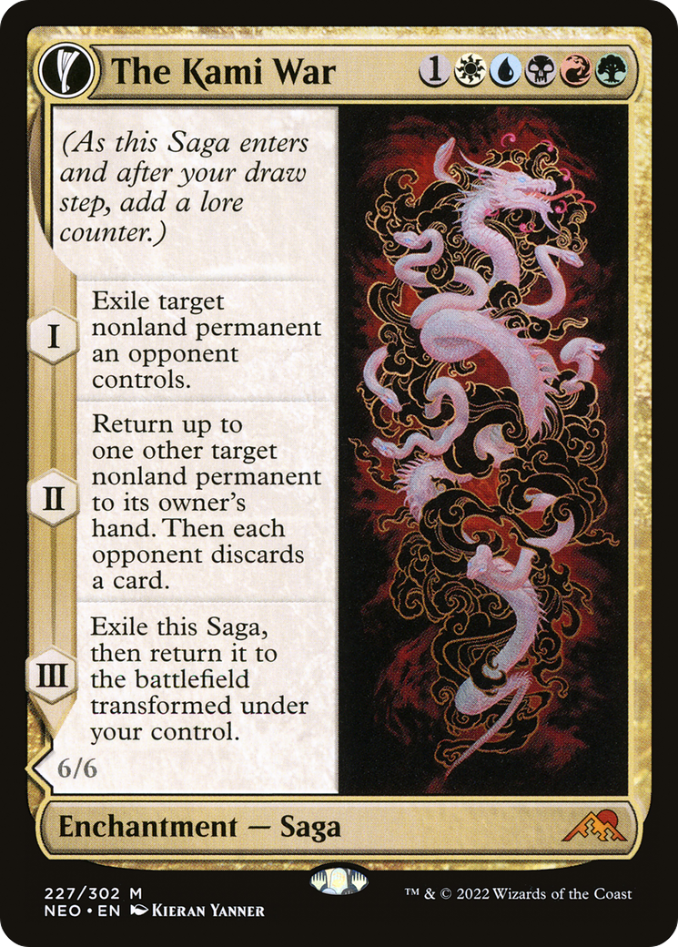 MAGIC: THE GATHERING - The Kami War (NEO-227) - Kamigawa: Neon Dynasty: (fandfc, enchantment) Foil
