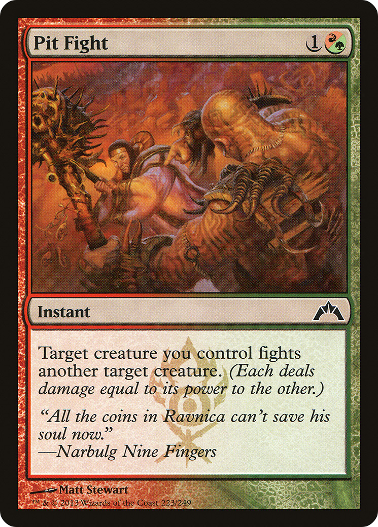 MAGIC: THE GATHERING - Pit Fight (GTC-223) - Gatecrash Foil