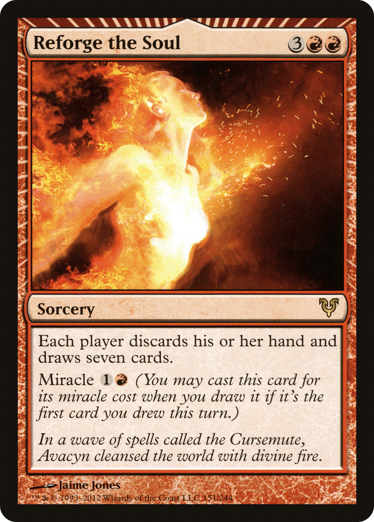 MAGIC: THE GATHERING - Reforge the Soul (AVR-151) - Avacyn Restored: (miracle)