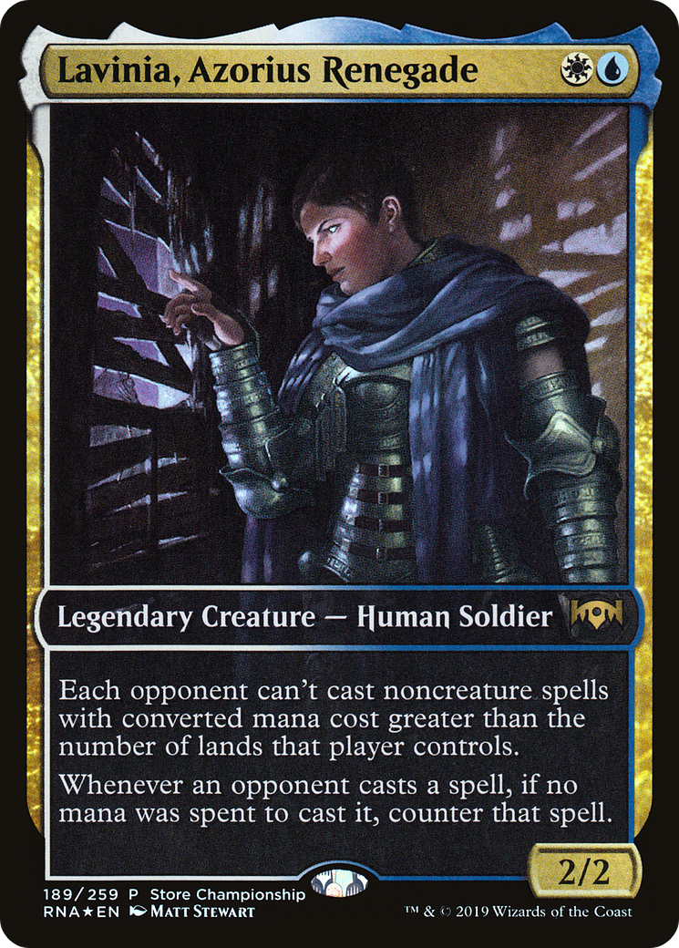 MAGIC: THE GATHERING - Lavinia, Azorius Renegade (GAME-189) - Ravnica Allegiance Promos Foil