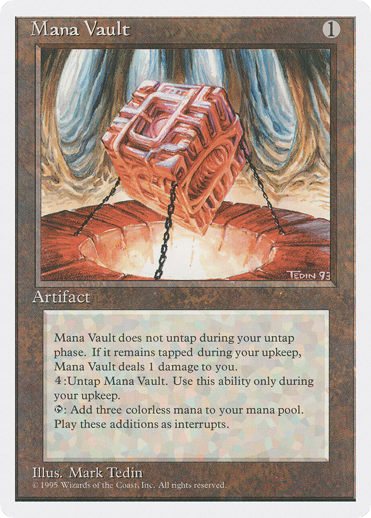 MAGIC: THE GATHERING - Mana Vault (4ED-334) - Fourth Edition