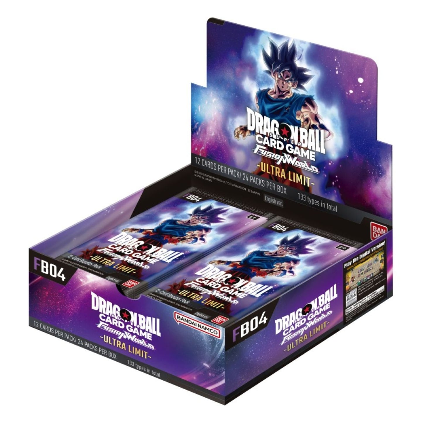 DRAGON BALL SUPER CARD GAME FUSION WORLD - Ultra Limit Booster Box FB04