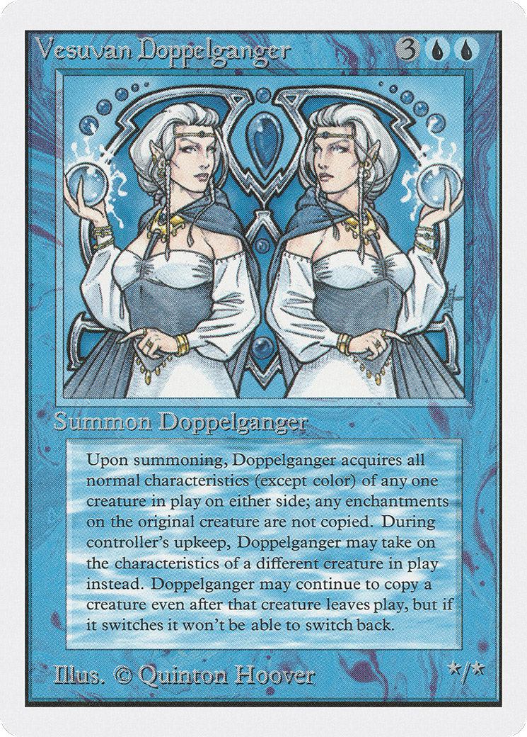 MAGIC: THE GATHERING - Vesuvan Doppelganger (2ED-088) - Unlimited Edition
