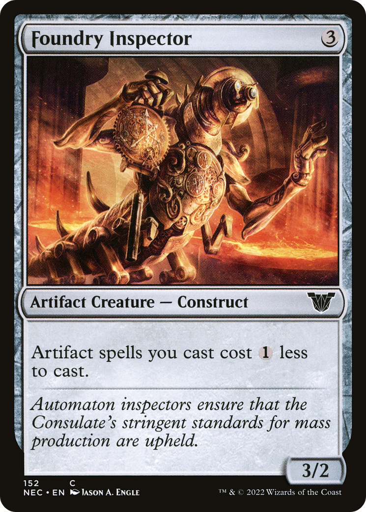 MAGIC: THE GATHERING - Foundry Inspector (NEC-152) - Neon Dynasty Commander