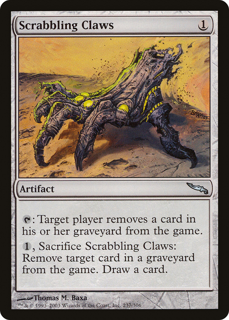 MAGIC: THE GATHERING - Scrabbling Claws (MRD-237) - Mirrodin Foil