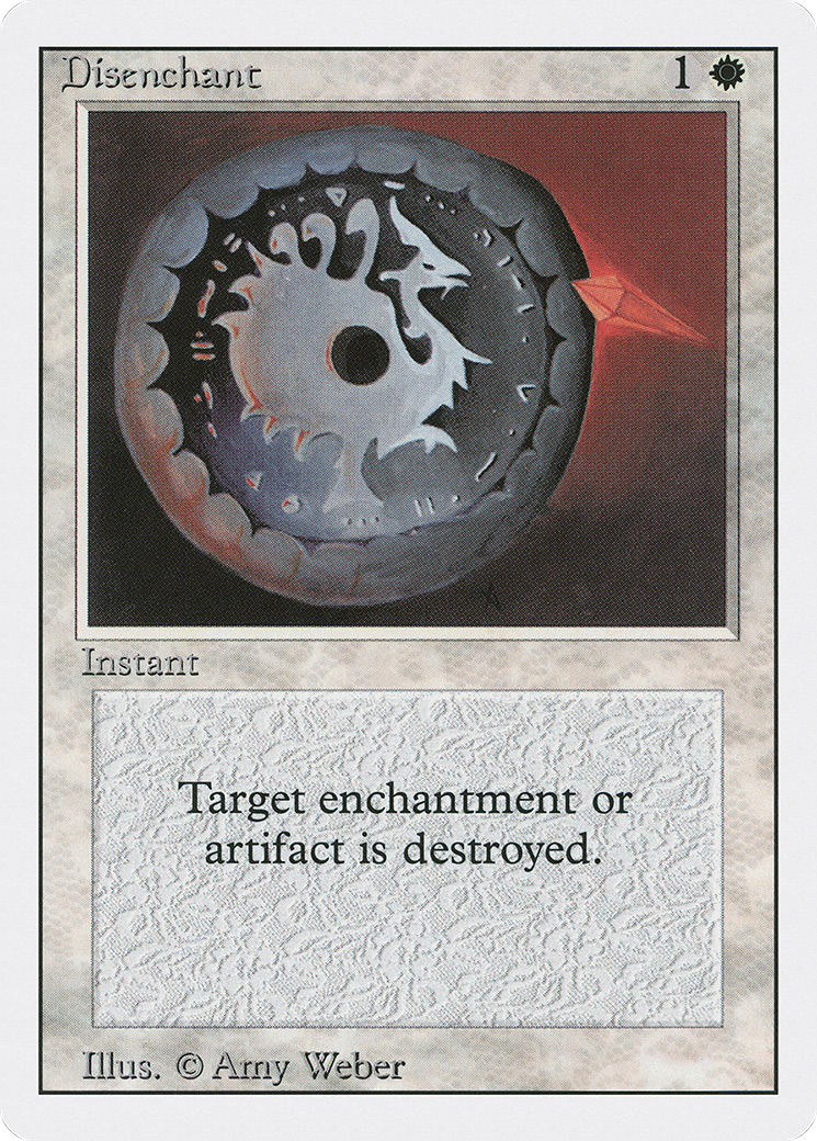 MAGIC: THE GATHERING - Disenchant (3ED-017) - Revised Edition