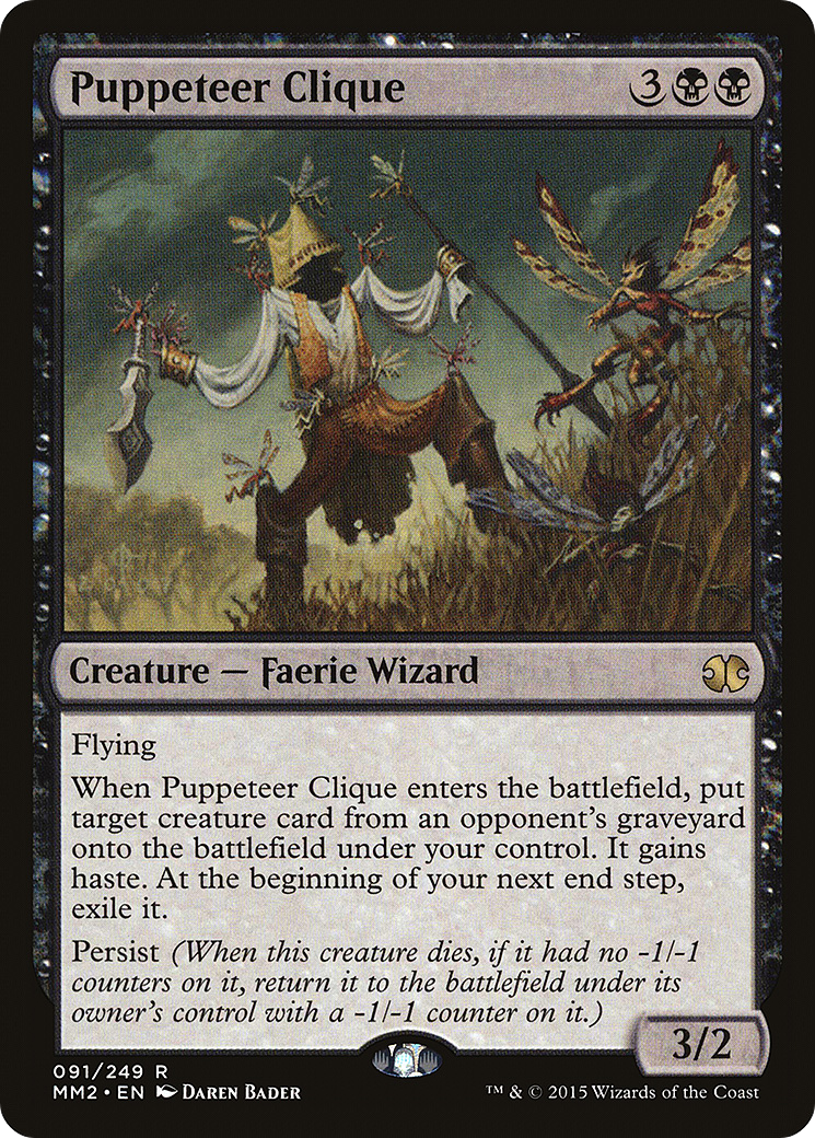 MAGIC: THE GATHERING - Puppeteer Clique (MM2-091) - Modern Masters 2015