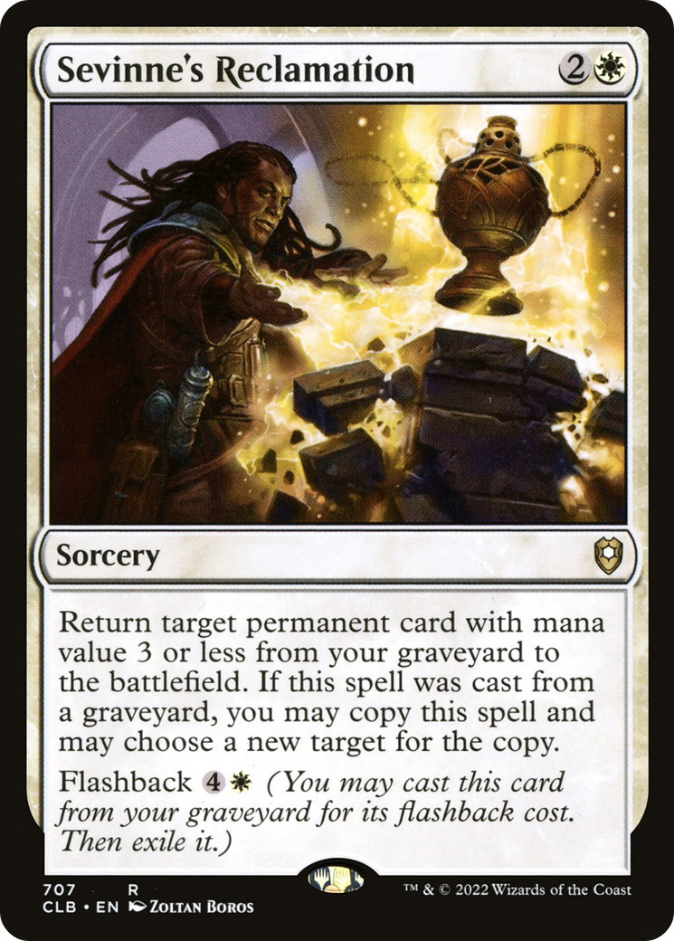 MAGIC: THE GATHERING - Sevinne's Reclamation (CLB-707) - Commander Legends: Battle for Baldur's Gate