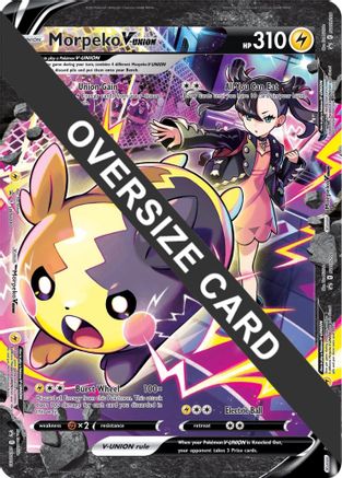 POKEMON TCG - Morpeko V-Union (SWSH287-290) SWSH290 Jumbo Cards - Promo