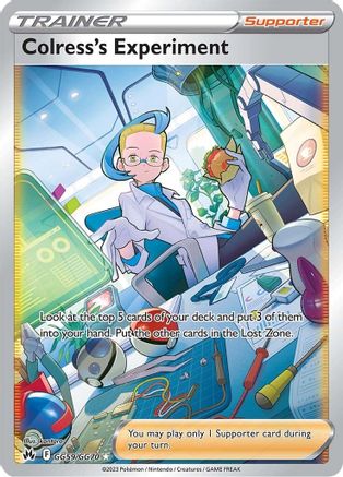 POKEMON TCG - Colress's Experiment GG59/GG70 Crown Zenith Galarian Gallery - Ultra Rare