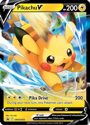 POKEMON TCG - Pikachu V SWSH285 SWSH Sword & Shield Promo Cards - Promo