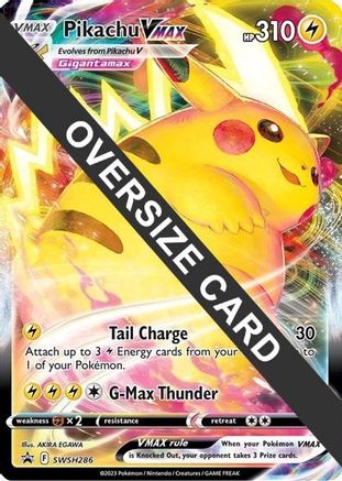 POKEMON TCG - Pikachu VMAX SWSH286 Jumbo Cards - Promo