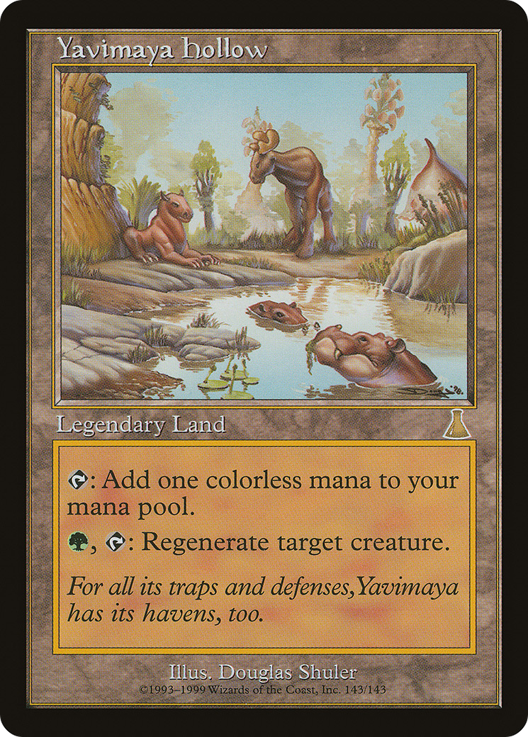 MAGIC: THE GATHERING - Yavimaya Hollow (UDS-143) - Urza's Destiny