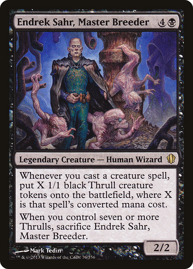 MAGIC: THE GATHERING - Endrek Sahr, Master Breeder (C13-076) - Commander 2013