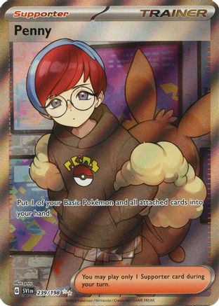 POKEMON TCG - Penny 239/198 SV01 Scarlet & Violet Base Set - Ultra Rare