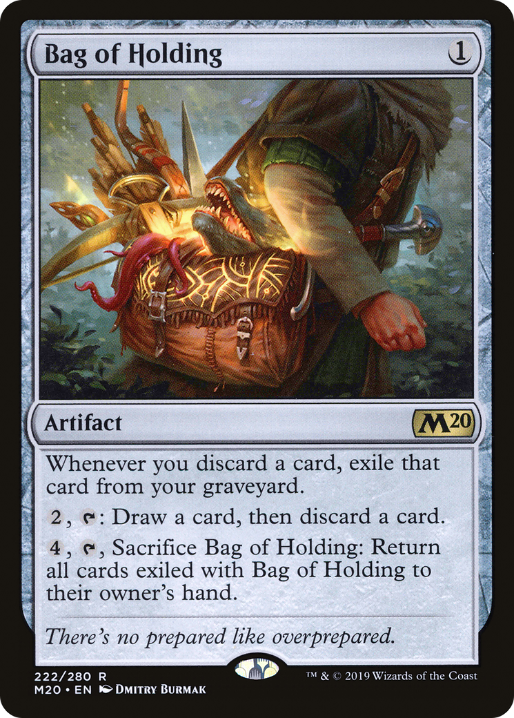 MAGIC: THE GATHERING - Bag of Holding (M20-222) - Core Set 2020 Foil