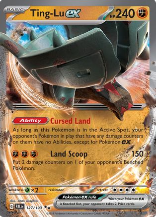 POKEMON TCG - Ting-Lu ex 127/193 SV02 Paldea Evolved - Double Rare