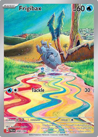 POKEMON TCG - Frigibax 208/193 SV02 Paldea Evolved - Illustration Rare