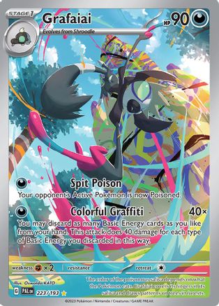 POKEMON TCG - Grafaiai 223/193 SV02 Paldea Evolved - Illustration Rare