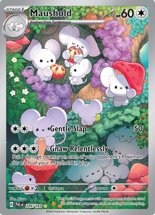 POKEMON TCG - Maushold 226/193 SV02 Paldea Evolved - Illustration Rare