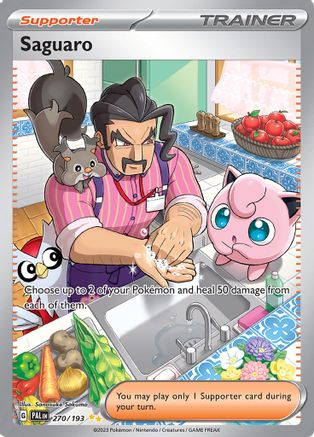 POKEMON TCG - Saguaro 270/193 SV02 Paldea Evolved - Special Illustration Rare