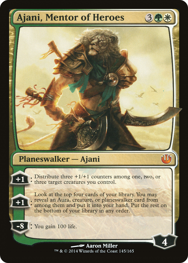 MAGIC: THE GATHERING - Ajani, Mentor of Heroes (JOU-145) - Journey into Nyx Foil