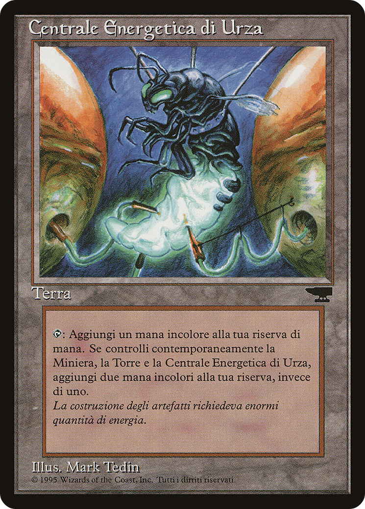 MAGIC: THE GATHERING - Urza's Power Plant (Bug) (Italian) - "Centrale Energetica di Urza" (REN-182) - Rinascimento