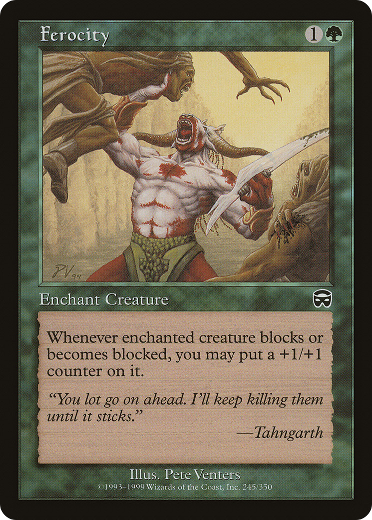 MAGIC: THE GATHERING - Ferocity (MMQ-245) - Mercadian Masques