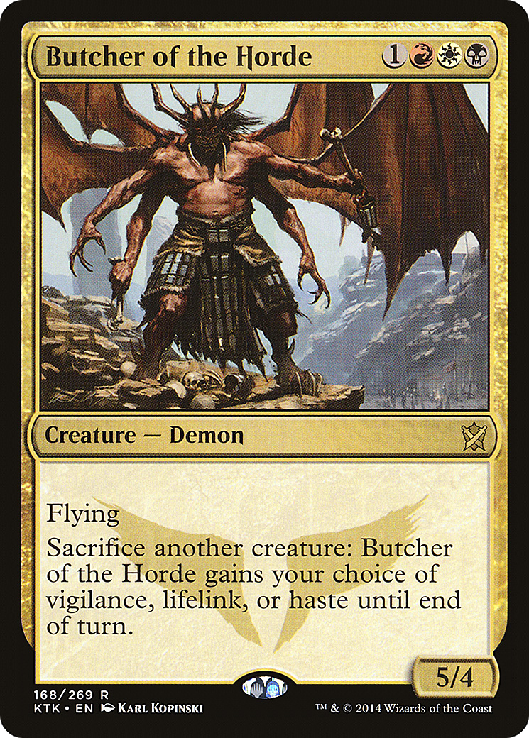 MAGIC: THE GATHERING - Butcher of the Horde (KTK-168) - Khans of Tarkir Foil
