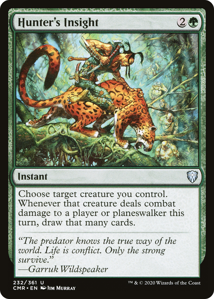 MAGIC: THE GATHERING - Hunter's Insight (CMR-232) - Commander Legends Foil