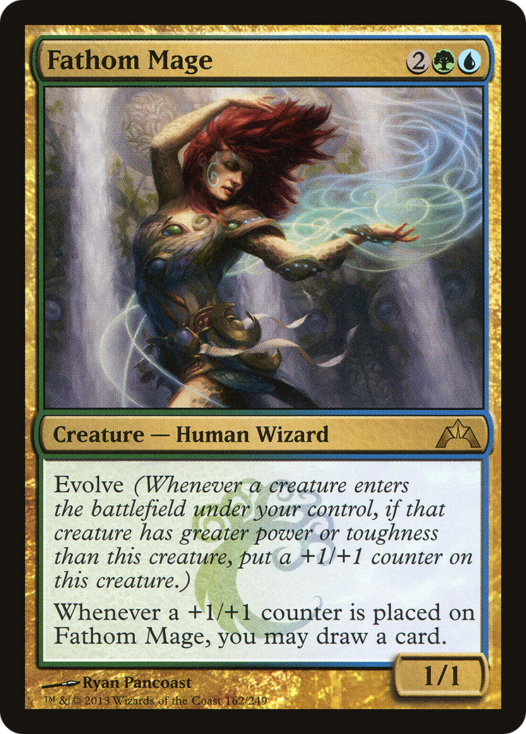 MAGIC: THE GATHERING - Fathom Mage (GTC-162) - Gatecrash Foil