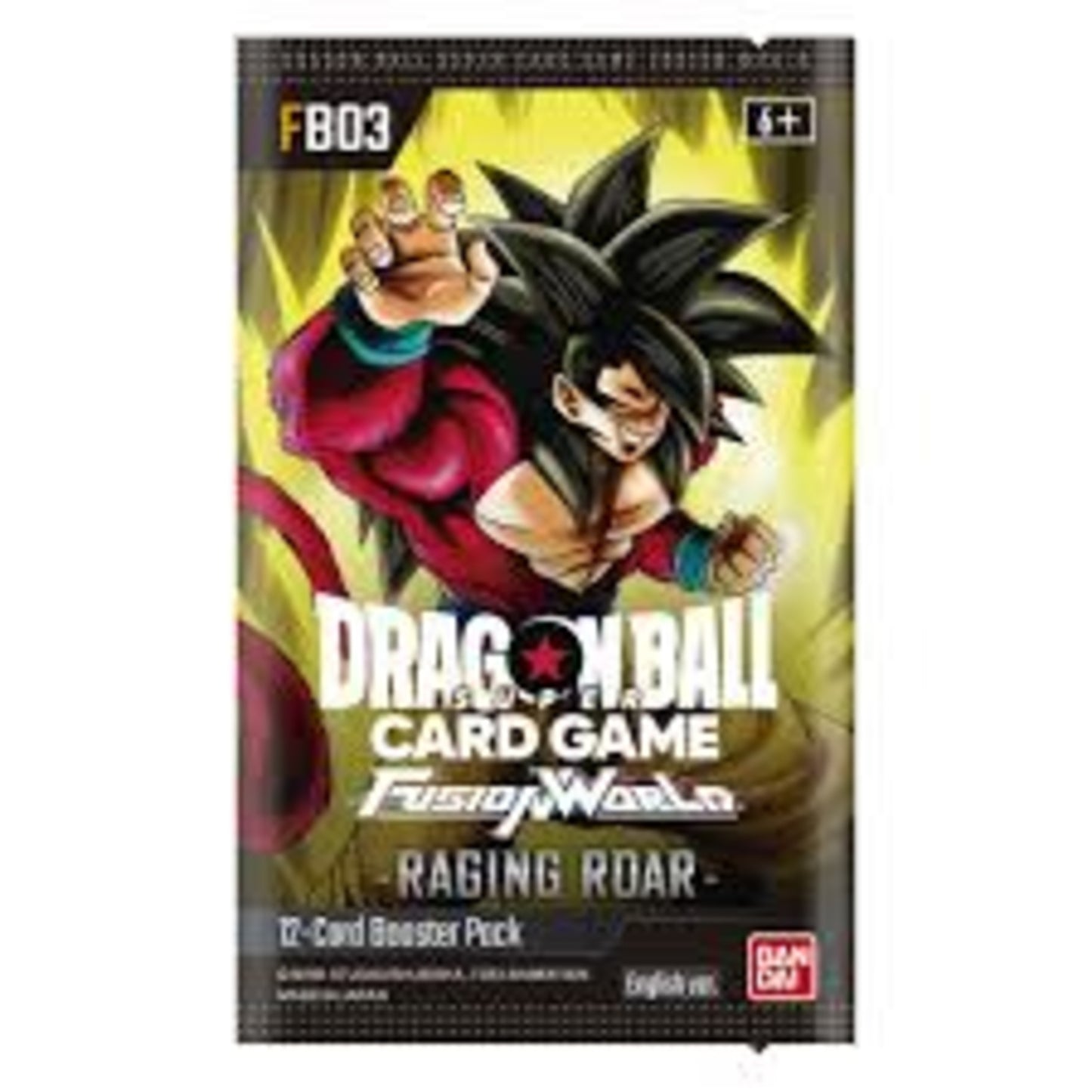 DRAGON BALL SUPER CARD GAME FUSION WORLD - Raging Roar Booster Pack FB03